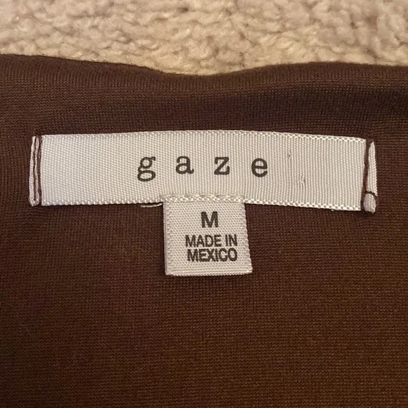 brown tank crop top, size medium - Picture 2 of 4